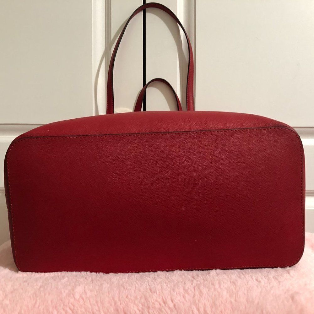 Michael Kors Jet Set Medium Tote Bag Red‎ - Picture 8 of 16